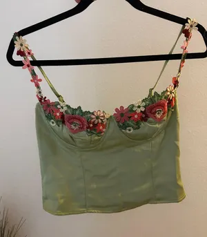 Princess Polly Floral Bustier Top thumbnail 1