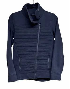Lululemon Fleece Be True Jacket Black Women's‎ Size 6 thumbnail 1