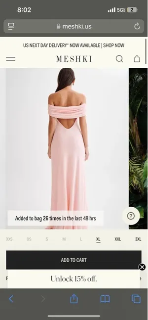 Meshki Audrey Off The Shoulder Dress thumbnail 5