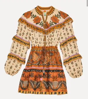 Farm Rio Mini Long Sleeve Dress thumbnail 1