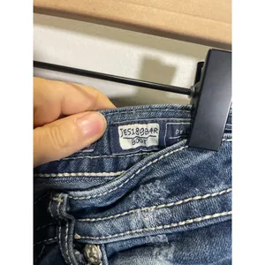 Miss Me Bootcut Jeans Womens 32 Blue Embellished Zipper Pocket Y2K JE5189B4R thumbnail 5