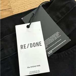 Re Done - 70's Stovepipe Jeans in Black - NWT thumbnail 3