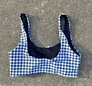 Checkered Bikini Top Size L thumbnail 2