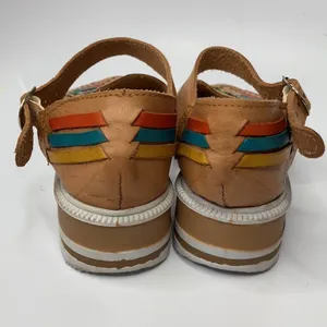 Raguer multi colored platform‎ Huraches size 6 Tan thumbnail 6