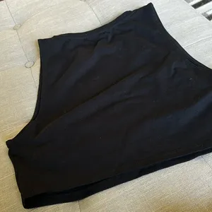 Zara Black‎ Cut Off Cropped Tank Size XL thumbnail 7