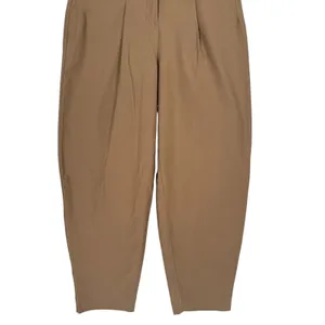 Lululemon Womens City Sleek Mid-Rise Barrel-Leg Pants Tan LW5FF8S Size 24 Preppy thumbnail 9