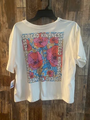Rebellious One NWT flower design size XL 22 length x 20 bust thumbnail 3