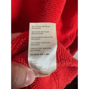 Free People Ottoman Slouchy Tunic Women Large Red Oversized Boho Ribbed Sweater thumbnail 8