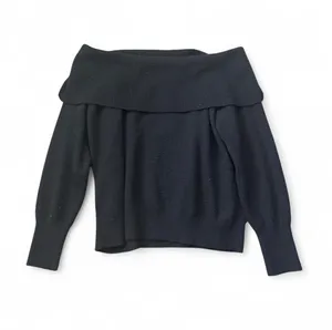 Express Cloud Soft Fold Over Off The Shoulder Sweater thumbnail 3