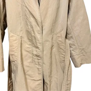 Vince Womens Tan Khaki Belted Nylon Trench Coat V860691416 Size Small thumbnail 5