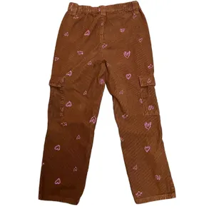 PacSun Womens Heartbreaker Brown Corduroy Cargo Elastic Waist Pants Size Medium thumbnail 4