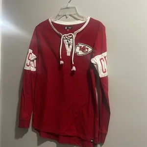 Chiefs long sleeve Vneck tie front shirt thumbnail 8