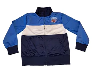 National Basketball Association Oklahoma City‎ thunder zip up Jacket Little Boys Size XS 5 Basketball Vintage thumbnail 1