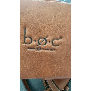 B.C.B.G. Brown Leather Crossbody ShB.C.B.G. Brown Leather Crossbody Shoulder Bag thumbnail 5