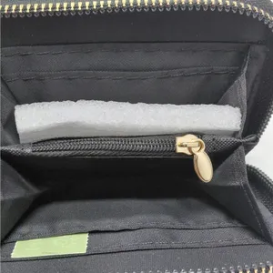 Alexis Bendel Womens Wristlet Wallet Black Pebbled Zip Around Coin Card Holder thumbnail 5