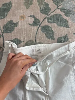 Loft white linen trousers  thumbnail 4