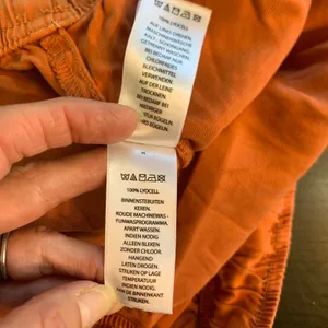 Boho Mini Skirt Cynthia Rowley Orange Lyocell XL Elastic Waist Drawstring Pocket thumbnail 7