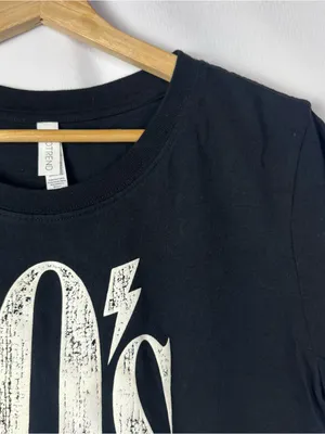 Boutique Protrend Black 90's Babe Cropped Short‎ Sleeve T-Shirt M thumbnail 3