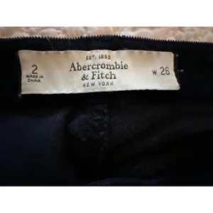 Abercrombie & Fitch Navy Corduroy Skinny Pants Women's Sz 2 Waist 26 thumbnail 8