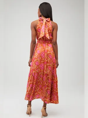 Cleobella Luella Floral Halter Maxi Dress XS thumbnail 3