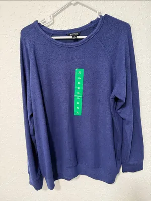 Buffalo David Bitton Crewneck Pullover in Blue Size XL thumbnail 2