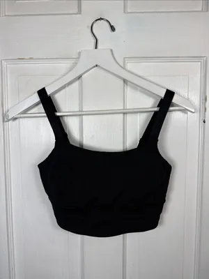 Lululemon Both Ways Sports Bra in Black W2479 Sz 6 thumbnail 2