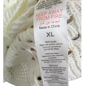 PrettyLittleThing White Open Knit Polo Dress size XL thumbnail 9