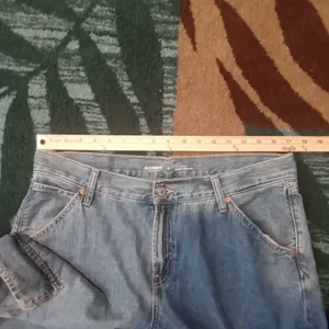 Old Navy Mid Rise Baggy Cargo Wide Leg Barrel Womens Size 12 thumbnail 8