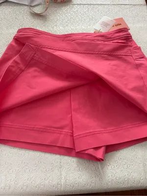 Cult Gaia hot pink mini skirt skort Alma short blossom nwt size medium it girl thumbnail 13