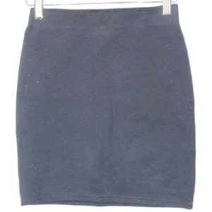 NEW Abercrombie & Fitch Black Cotton Pencil Skirt Mini Skirt Womens Size XS thumbnail 3