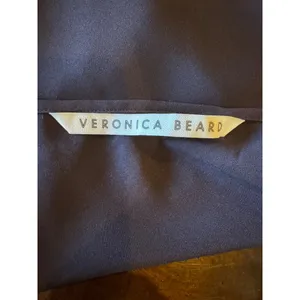 Veronica Beard‎ Tank Top Women XS Brown Silk Flowy Scoop Neck Camisole Luxury thumbnail 11