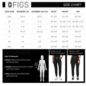 FIGS Jogger Style Technical Collection Scrub Pants in Black thumbnail 5