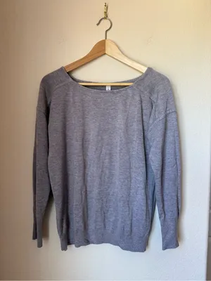 Lululemon Full Extension Sweater Heathered Dark Chrome Size 8 thumbnail 2