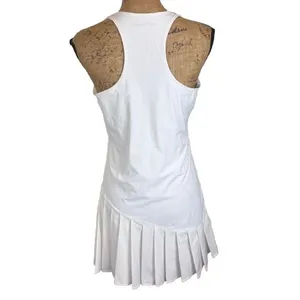 Outdoor Voices Ace Pleated Tennis Dress White Racerback Athleisure Preppy Large thumbnail 4