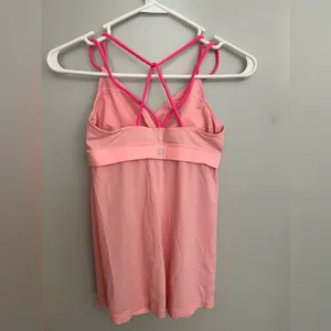 Lululemon Pink‎ Yoga Tank Top Size 6 thumbnail 2