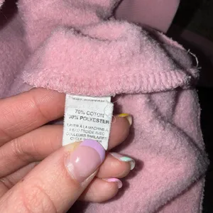 Glossier Hoodie Pullover Unisex Medium Pink Good Embroidered‎ Logo Fleece Pocket thumbnail 4