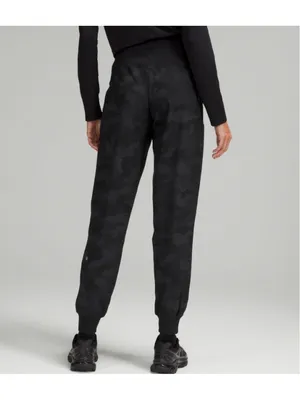 Lululemon Stretch High-Rise Joggers Black Camo Loungewear Athletic Activewear thumbnail 3