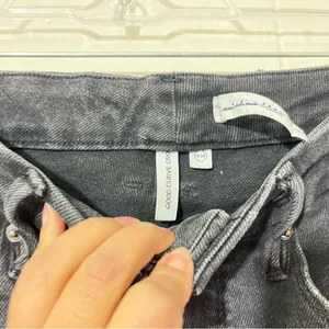 Good American Good Curve Crop Skinny Jeans Raw Hem Size 8/29 thumbnail 5