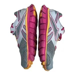 Reebok SmoothFlex Women Size 5 Gray Running Shoes Sneakers Low-Top Lace Up thumbnail 5