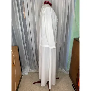 wedding dress jacket white silver V neck Vintage 1970’s sz s thumbnail 11