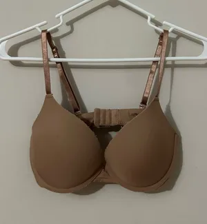 Essential Smooth T-Shirt Bra in Brown Tan thumbnail 1