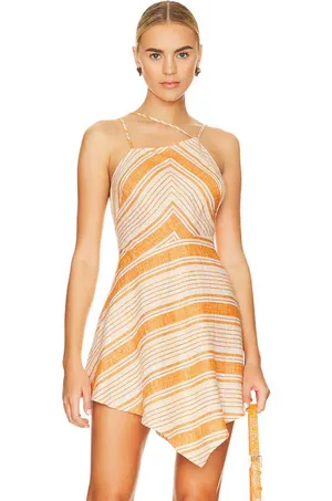L'Academie Orange Dress thumbnail 1