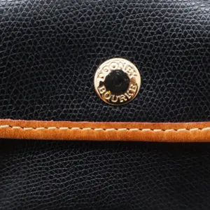 Dooney & Bourke Tote Bag Womens Large Pebble Leather Black Tan Classic Excellent thumbnail 10