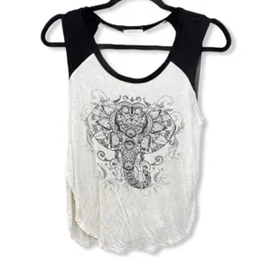 G Mini Sleeveless Top‎ Black thumbnail 2