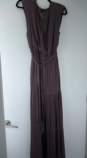Naked Zebra Purple Sleeveless Maxi Dress thumbnail 1