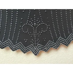 Vintage S. Levine Black & Silver Sparkly Beaded Top - Size XL Luxury, Old Money thumbnail 3
