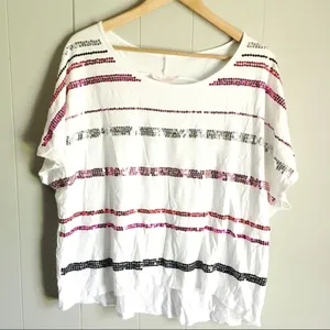 Victoria’s Secret Vintage 90s Mariniere Striped Sequin Top thumbnail 1