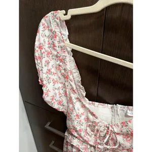 Altar'd State floral dress ruffled hem women's small thumbnail 5