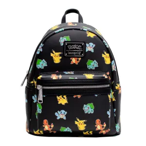 Loungefly Pokémon Starters Mini Backpack Pikachu Charmander Bulbasaur Bag thumbnail 2