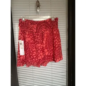 NWT Kensie Elastic Waist Skirt Size M Tall Beach Coral thumbnail 7